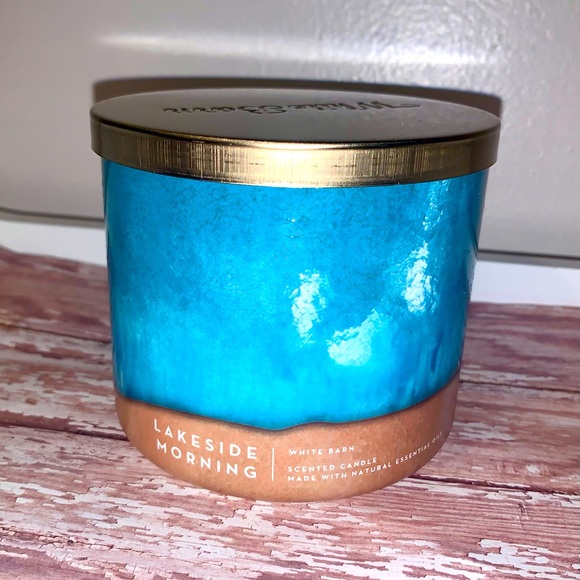 White Barn Accents Bath Body Works White Barn 3 Wick Candle Lakeside Morning New Poshmark